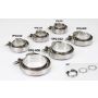 Different Trend 2.50″ 304 Stainless V Band Clamp Set 1 V-band Clamp & 2 V-band F VFQ-212