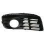 RH FRONT BUMPER OUTER GRILLE W/ FOG LAMP HOLE MAT BLK JETTA SDN GEN5 05-10