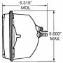 WAGNER LIGHTING H6054BL BriteLite Headlight Box of 1