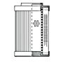 WIX FILTER D34B20HV WIX INDUSTRIAL HYDRAULICS Cartridge Hydraulic Metal Canister Filter