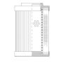 WIX FILTER D37B200WV WIX INDUSTRIAL HYDRAULICS Cartridge Hydraulic Metal Canister Filter