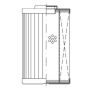 WIX FILTER D84E25GA WIX INDUSTRIAL HYDRAULICS Cartridge Hydraulic Metal Canister Filter