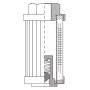 WIX FILTER F28C150B WIX INDUSTRIAL HYDRAULICS Cartridge Hydraulic Metal Canister Filter