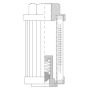 WIX FILTER F99B60B5TB WIX INDUSTRIAL HYDRAULICS Cartridge Hydraulic Metal Canister Filter