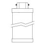 WIX FILTER K45C01GA WIX INDUSTRIAL HYDRAULICS Compressed Air Filter Cartridge