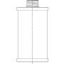 WIX FILTER N10A594 WIX INDUSTRIAL HYDRAULICS Compressed Air Filter Cartridge