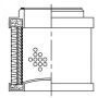 WIX FILTER P07D096 WIX INDUSTRIAL HYDRAULICS Air/Oil Separator Cartridge