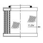 WIX FILTER P23D01GA WIX INDUSTRIAL HYDRAULICS Air/Oil Separator Cartridge