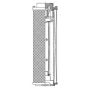 WIX FILTER R38G03GA WIX INDUSTRIAL HYDRAULICS Cartridge Hydraulic Metal Canister Filter