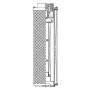 WIX FILTER R39G05GA WIX INDUSTRIAL HYDRAULICS Cartridge Hydraulic Metal Canister Filter