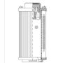 WIX FILTER R64G50SA WIX INDUSTRIAL HYDRAULICS Cartridge Hydraulic Metal Canister Filter