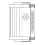 WIX FILTER R92D01EV WIX INDUSTRIAL HYDRAULICS Cartridge Hydraulic Metal Canister Filter