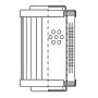 WIX FILTER R92D100BV WIX INDUSTRIAL HYDRAULICS Cartridge Hydraulic Metal Canister Filter