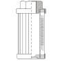 WIX FILTER S54E74B WIX INDUSTRIAL HYDRAULICS Cartridge Hydraulic Metal Canister Filter