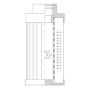 WIX FILTER W01AG242 WIX INDUSTRIAL HYDRAULICS Cartridge Hydraulic Metal Canister Filter