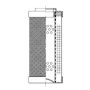 WIX FILTER W01AG323 WIX INDUSTRIAL HYDRAULICS Cartridge Hydraulic Metal Canister Filter