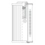 WIX FILTER W01AG373 WIX INDUSTRIAL HYDRAULICS Cartridge Hydraulic Metal Canister Filter
