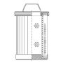 WIX FILTER W01AG446 WIX INDUSTRIAL HYDRAULICS Cartridge Hydraulic Metal Canister Filter