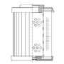 WIX FILTER W01AG491 WIX INDUSTRIAL HYDRAULICS Cartridge Hydraulic Metal Canister Filter