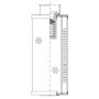 WIX FILTER W02AP342 WIX INDUSTRIAL HYDRAULICS Cartridge Hydraulic Metal Canister Filter