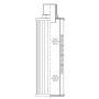 WIX FILTER W03AT1115 WIX INDUSTRIAL HYDRAULICS Cartridge Hydraulic Metal Canister Filter