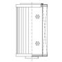 WIX FILTER W03AT1184 WIX INDUSTRIAL HYDRAULICS Cartridge Hydraulic Metal Canister Filter