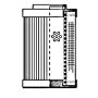 WIX FILTER W08B826 WIX INDUSTRIAL HYDRAULICS Cartridge Hydraulic Metal Canister Filter