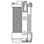 WIX FILTER W11B789 WIX INDUSTRIAL HYDRAULICS Cartridge Hydraulic Metal Canister Filter