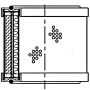 WIX FILTER W15B543 WIX INDUSTRIAL HYDRAULICS Air/Oil Separator Cartridge