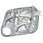 ACI 389476 Power Window Motor and Regulator Assembly