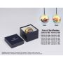 Different Trend Chinese Zodiac 40mm Year of the Monkey Crystal Mirror Hanger DT-4009