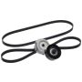 GATES 90K-38176 Complete Serpentine Belt Drive Component Kit