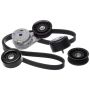 GATES 90K-38420 Complete Serpentine Belt Drive Component Kit