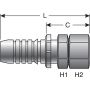 GATES G20170-0608 Female JIC 37 Flare Swivel (GlobalSpiral)