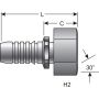 GATES G20830-0808 Female British Standard Parallel Pipe O-Ring Swivel (GlobalSpiral)