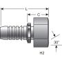GATES G20830-2020 Female British Standard Parallel Pipe O-Ring Swivel (GlobalSpiral)