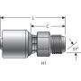 GATES G25165-1210 Male JIC 37 Flare (MegaCrimp)
