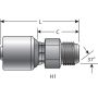 GATES G25165-1212 Male JIC 37 Flare (MegaCrimp)
