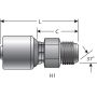 GATES G25165-1214 Male JIC 37 Flare (MegaCrimp)