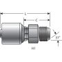 GATES G25165-1614 Male JIC 37 Flare (MegaCrimp)