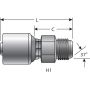 GATES G25165-1616 Male JIC 37 Flare (MegaCrimp)