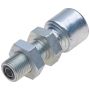 GATES G25228-0404 Male Flat-Face O-Ring Bulk Head (MegaCrimp)