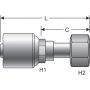 GATES G25230-1008 Female Flat-Face O-Ring Swivel (MegaCrimp)