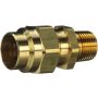 GATES G33100-0608 Air Brake to Male Pipe with Nut and Sleeve Coupling for Rubber Hose