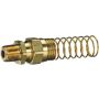 GATES G33110-0606 Air Brake to Male Pipe with Spring Guard Coupling for Rubber Hose