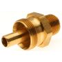 GATES G33111-0604 Air Brake to Male Pipe without Nut and Sleeve Coupling for Rubber Hose