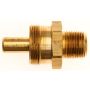 GATES G33111-0604 Air Brake to Male Pipe without Nut and Sleeve Coupling for Rubber Hose