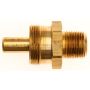 GATES G33111-0608 Air Brake to Male Pipe without Nut and Sleeve Coupling for Rubber Hose