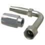 GATES G34212-1010 Dual Seat Female JIC 37/SAE 45 Flare Swivel - 90 Bent Tube - Steel