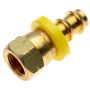 GATES G36210-0608 Dual Seat Female JIC 37/SAE 45 Flare Swivel (LOC & LOL Hose)